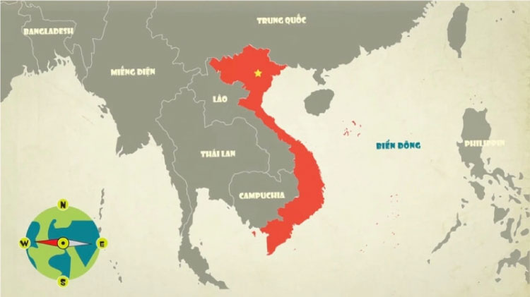 Việt Nam giáp nước nào trên biển?